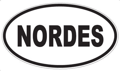 NORDES - Oval Sticker