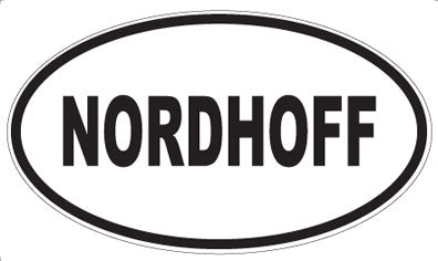 NORDHOFF - Oval Magnet