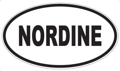 NORDINE - Oval Sticker