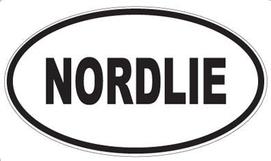 NORDLIE - Oval Sticker