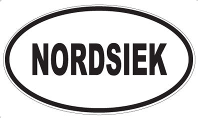 NORDSIEK - Oval Sticker