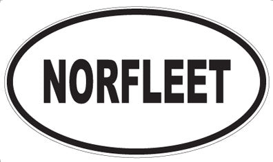 NORFLEET - Oval Magnet