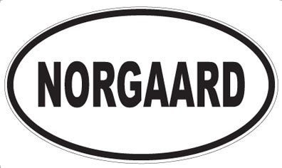 NORGAARD - Oval Magnet