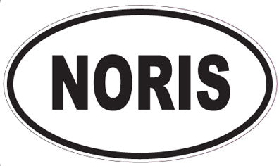 NORIS - Oval Sticker