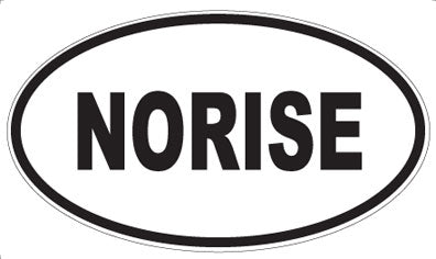 NORISE - Oval Sticker