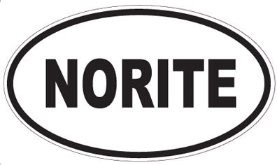 NORITE - Oval Sticker