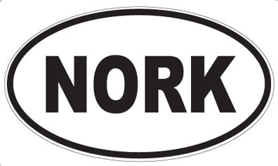 NORK - Oval Sticker