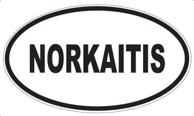 NORKAITIS - Oval Sticker