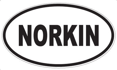 NORKIN - Oval Sticker