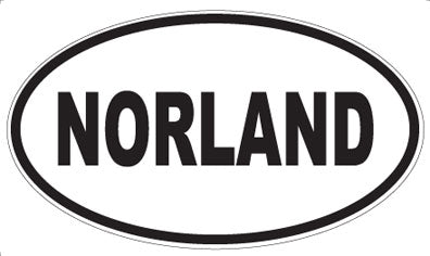 NORLAND - Oval Sticker