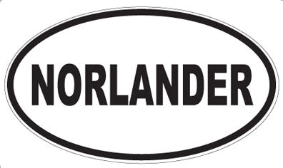 NORLANDER - Oval Magnet