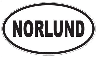 NORLUND - Oval Sticker