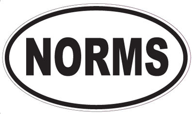 NORMS - Oval Magnet