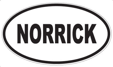 NORRICK - Oval Sticker