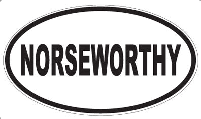 NORSEWORTHY - Oval Magnet