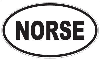 NORSE - Oval Magnet