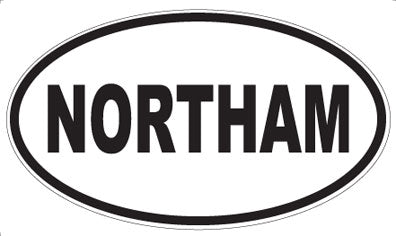 NORTHAM - Oval Magnet