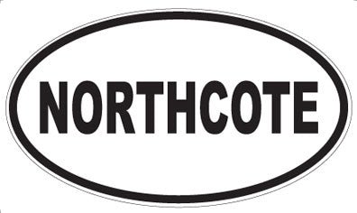 NORTHCOTE - Oval Magnet