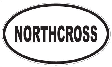 NORTHCROSS - Oval Sticker