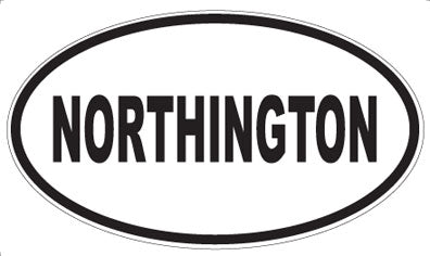NORTHINGTON - Oval Magnet