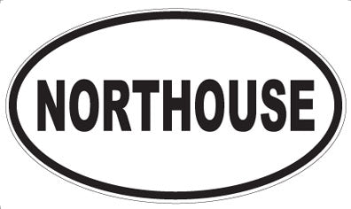 NORTHOUSE - Oval Sticker