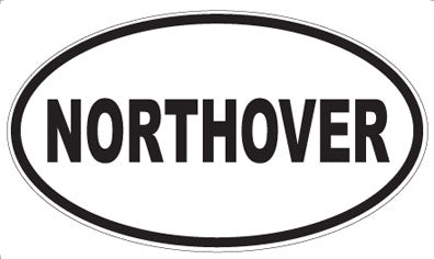 NORTHOVER - Oval Sticker
