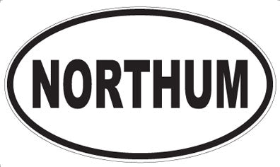 NORTHUM - Oval Magnet
