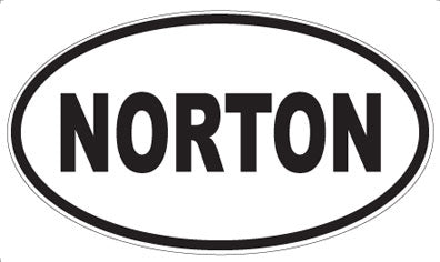 NORTON - Oval Sticker