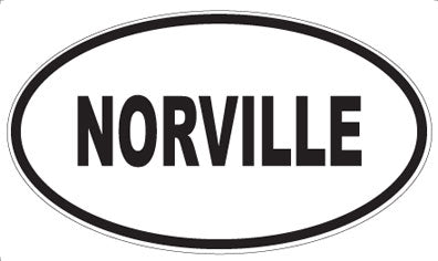 NORVILLE - Oval Magnet
