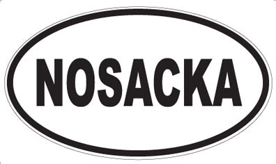 NOSACKA - Oval Magnet