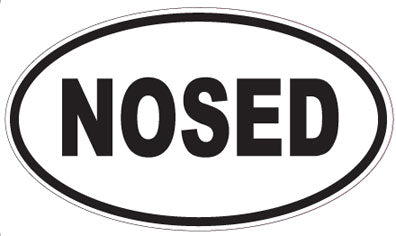 NOSED - Oval Sticker