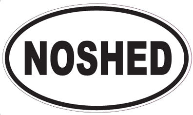 NOSHED - Oval Sticker