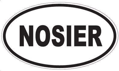 NOSIER - Oval Sticker