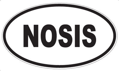 NOSIS - Oval Magnet