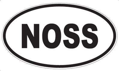 NOSS - Oval Magnet
