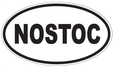 NOSTOC - Oval Sticker