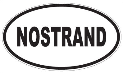 NOSTRAND - Oval Magnet