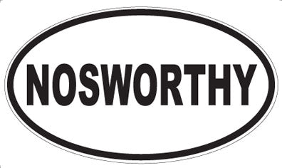 NOSWORTHY - Oval Sticker