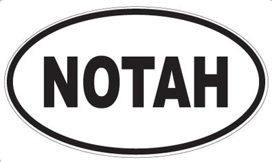 NOTAH - Oval Magnet