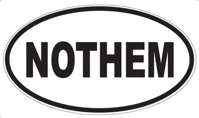 NOTHEM - Oval Sticker