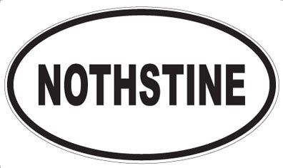 NOTHSTINE - Oval Sticker