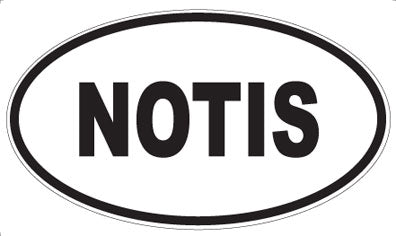 NOTIS - Oval Magnet