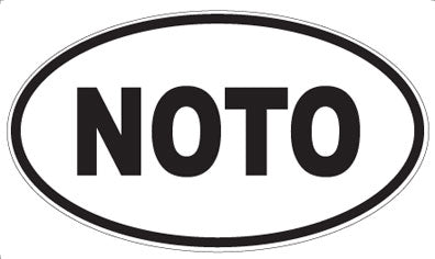 NOTO - Oval Sticker
