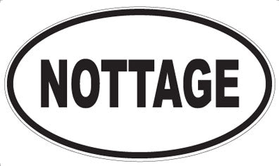 NOTTAGE - Oval Magnet