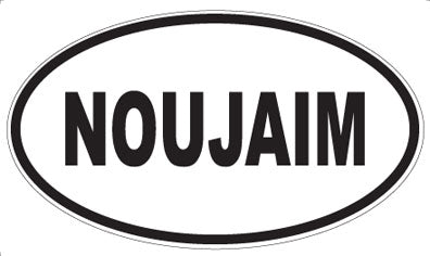 NOUJAIM - Oval Magnet