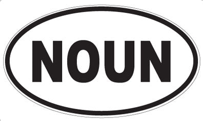 NOUN - Oval Magnet