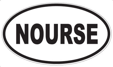 NOURSE - Oval Sticker