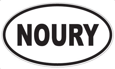 NOURY - Oval Sticker