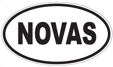 NOVAS - Oval Magnet