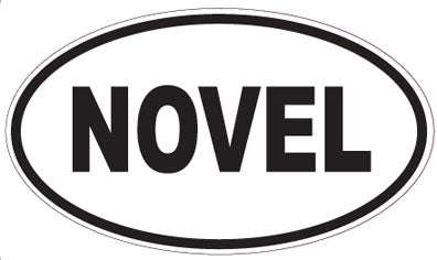 NOVEL - Oval Sticker